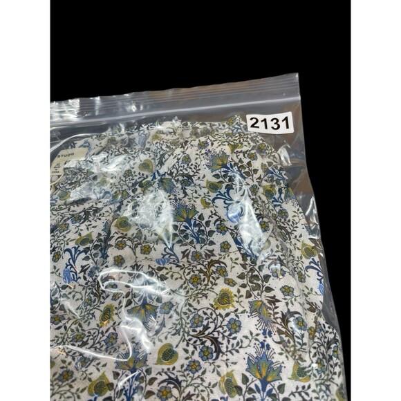 Max Studio Women’s XL Floral Midi Dress Blue Boho Peasant Style NWT MSRP $138 - Picture 15 of 15